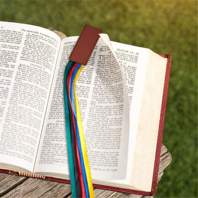 Electronics Repair Book - Leather Ribbon Bookmarks Page Break Binder
